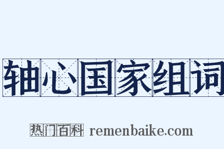 轴心国家组词是什么意思的图片